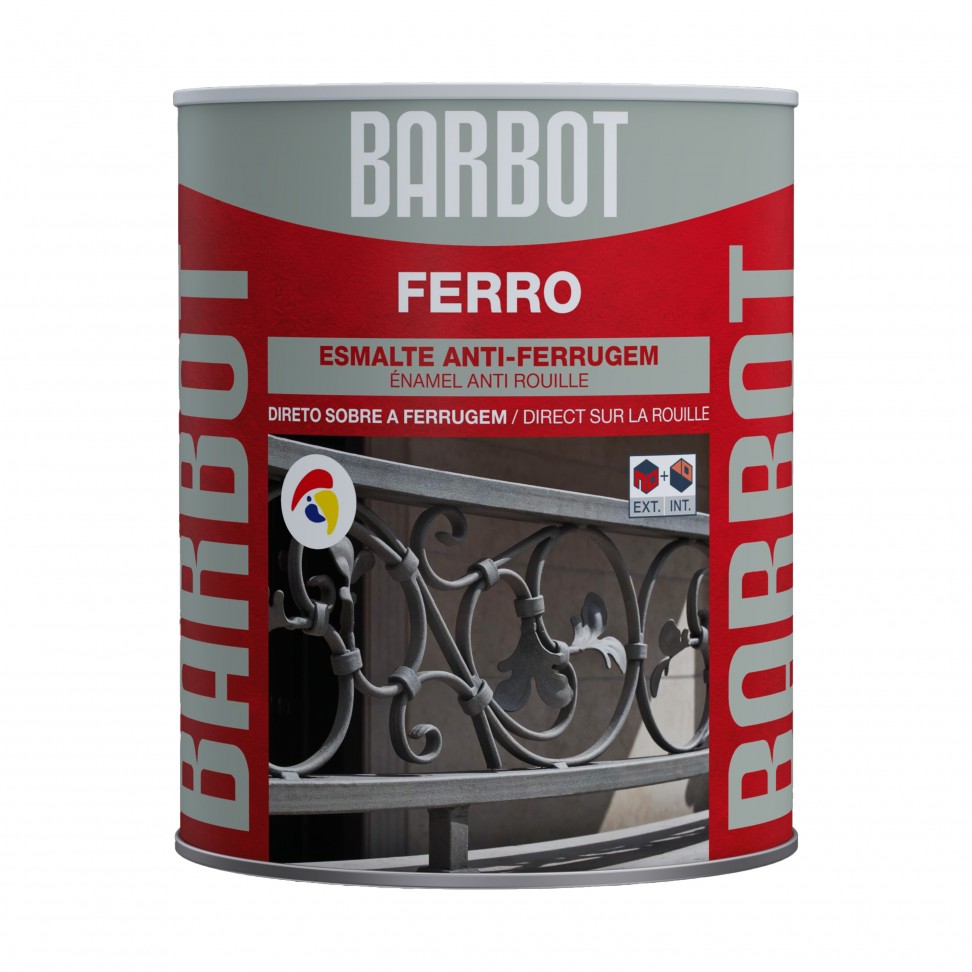 Esmalte Barbot Ferro Brilho Preto 1L Esmalte Barbot Ferro Brilho Preto 1L