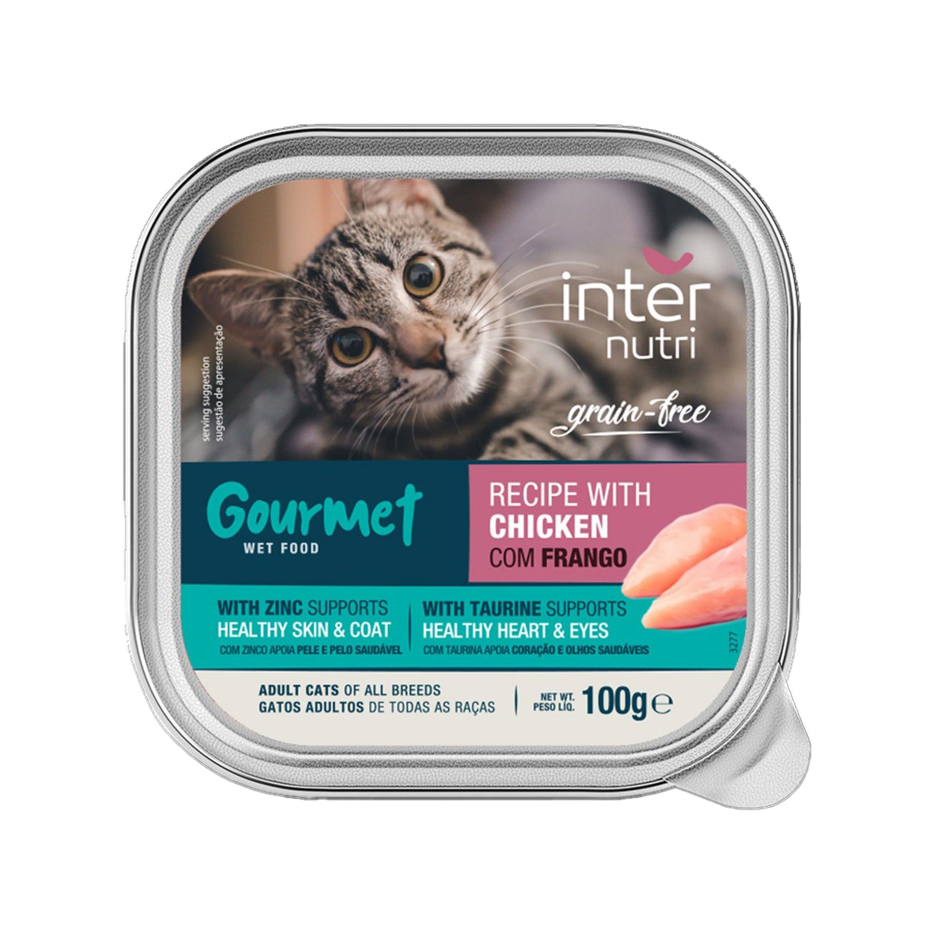 Alimento Para Gato Frango Paté 100g