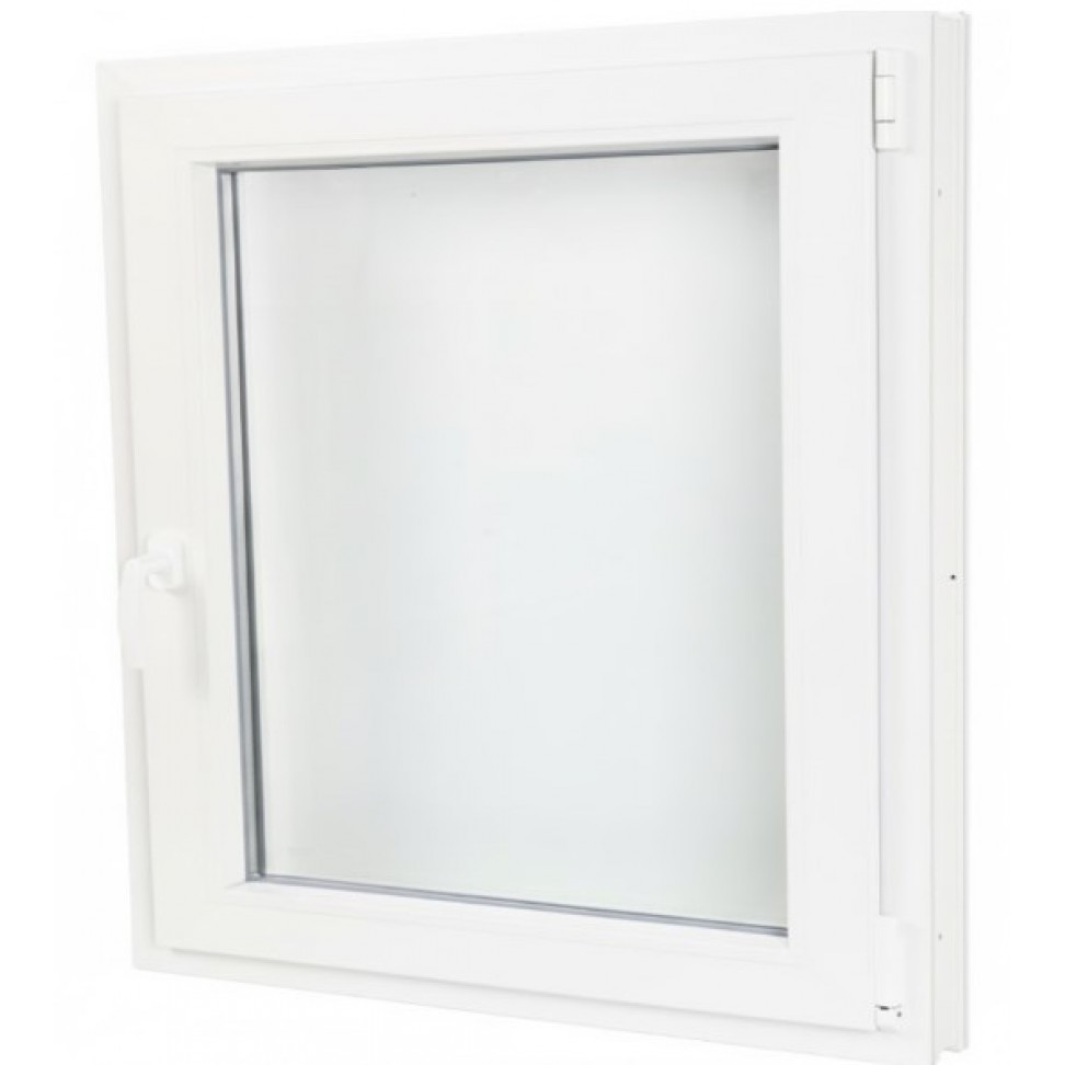 Janela Pvc 60x60 Direita Vidro Duplo (4/16/4) Janela Pvc 60x60 Direita Vidro Duplo (4/16/4)