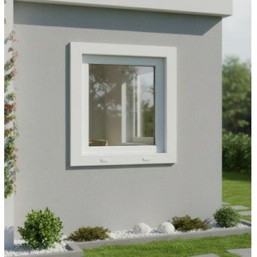 Janela Pvc 60x60 Direita Vidro Duplo (4/16/4)