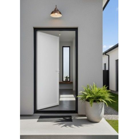 Porta Exterior em Pvc Esquerda 100x210cm