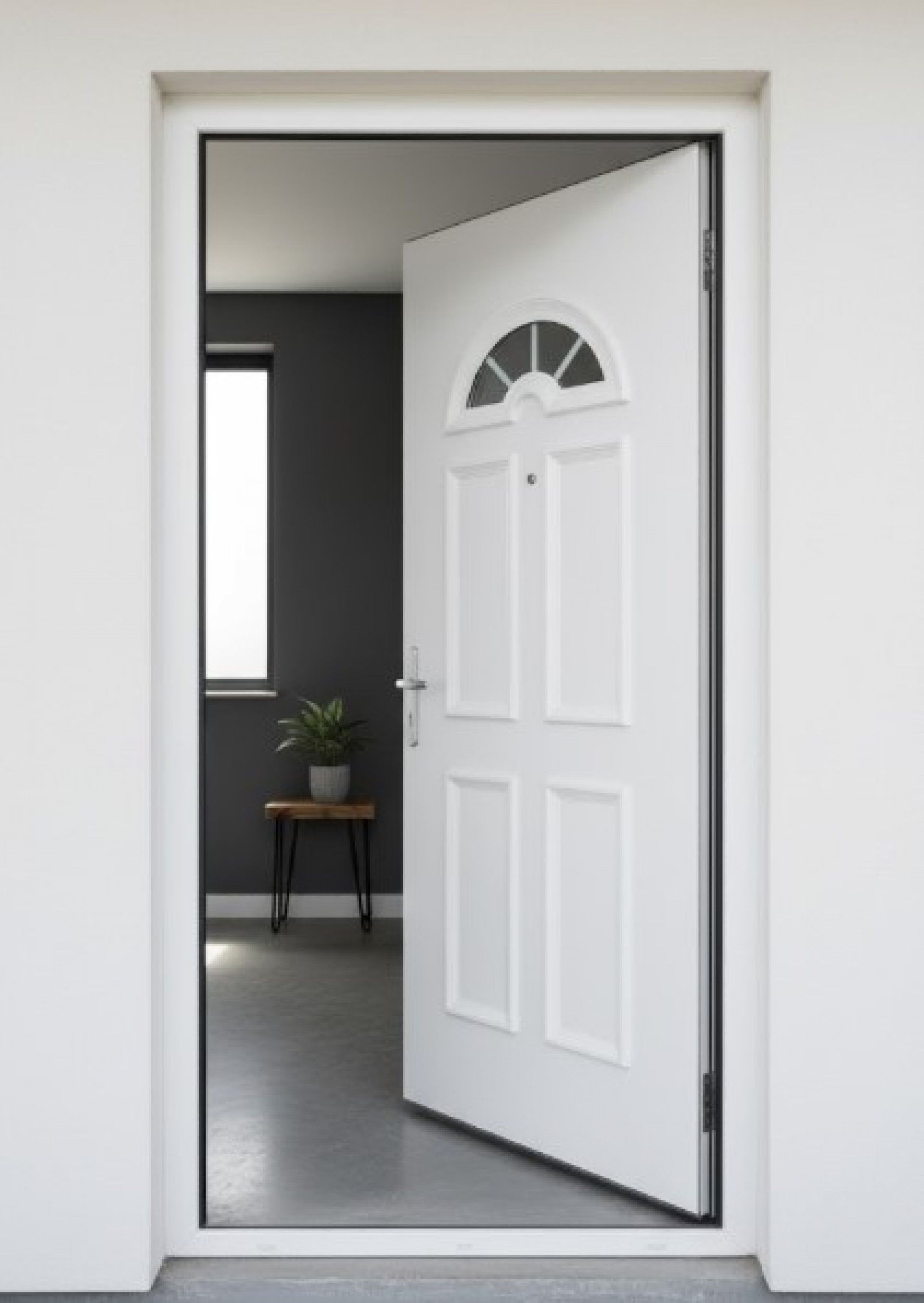 Porta Exterior em Pvc Direita Fecho 5 Pontos 100x210