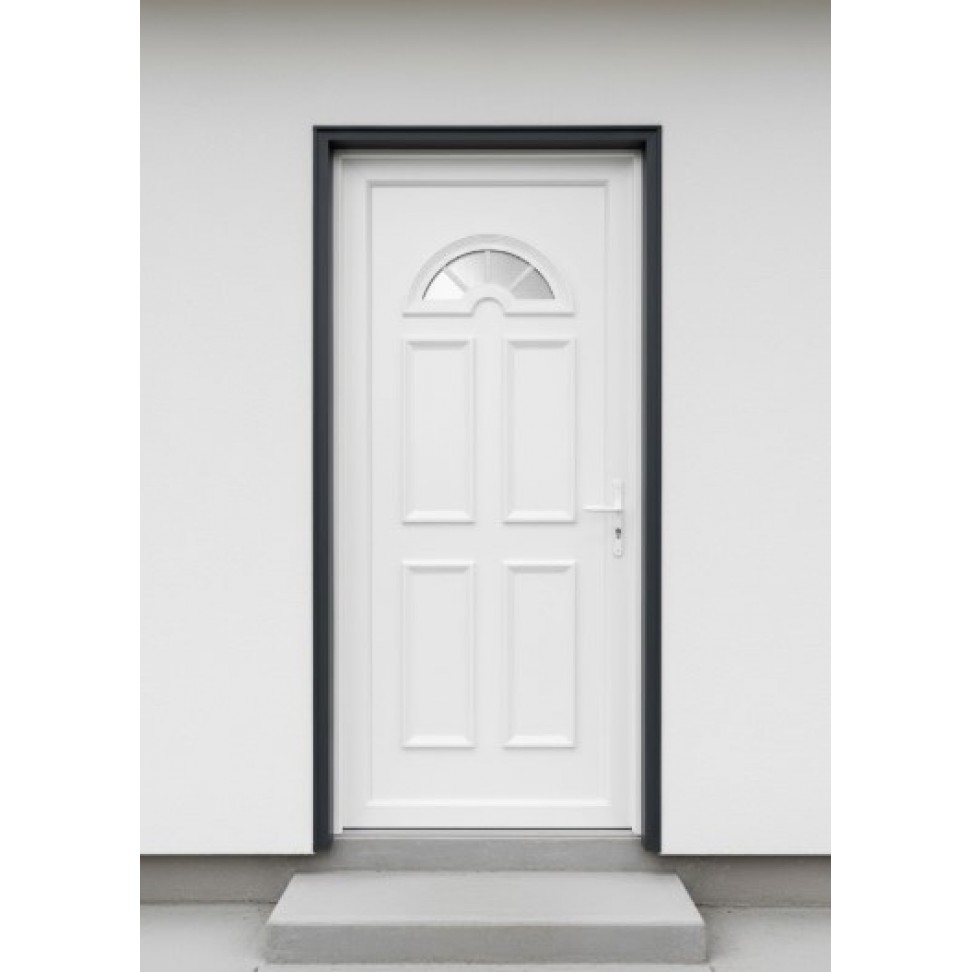 Porta Exterior em Pvc Esquerda Fecho 5 Pontos 100x210