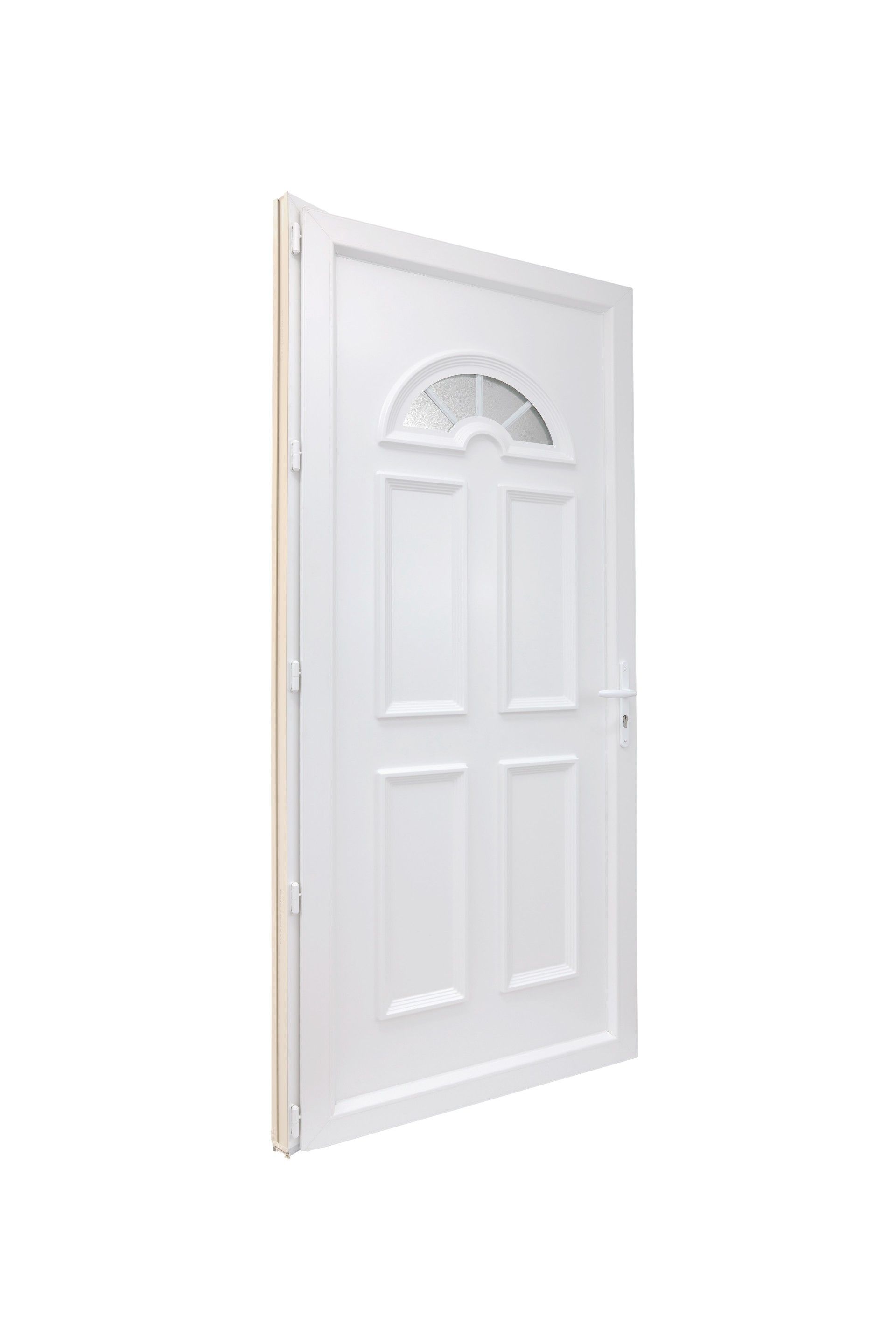 Porta Exterior em Pvc Esquerda Fecho 5 Pontos 100x210