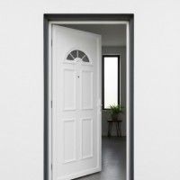 Porta Exterior em Pvc Esquerda Fecho 5 Pontos 100x210