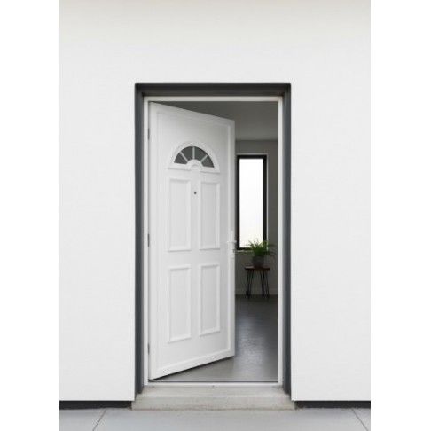 Porta Exterior em Pvc Esquerda Fecho 5 Pontos 100x210