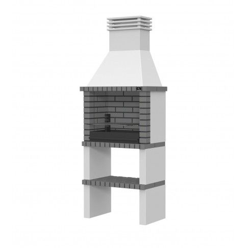 Churrasqueira Alvor tijolo cinza L86xp47xa224cm