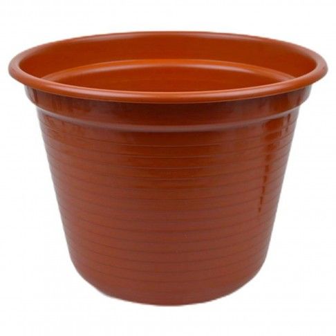 Vaso Cilindro 30cm Castanho Vaso Cilindro 30cm Castanho