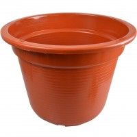 Vaso Cilindro 50cm Castanho