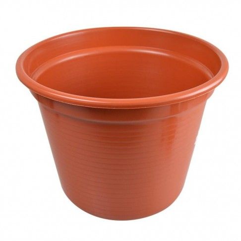 Vaso Cilindro 40cm Castanho Vaso Cilindro 40cm Castanho