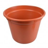 Vaso Cilindro 40cm Castanho Vaso Cilindro 40cm Castanho