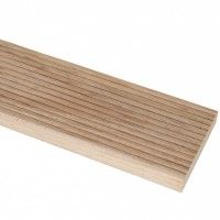 Deck de madeira 20x90x1200mm Tratado e Ranhurado