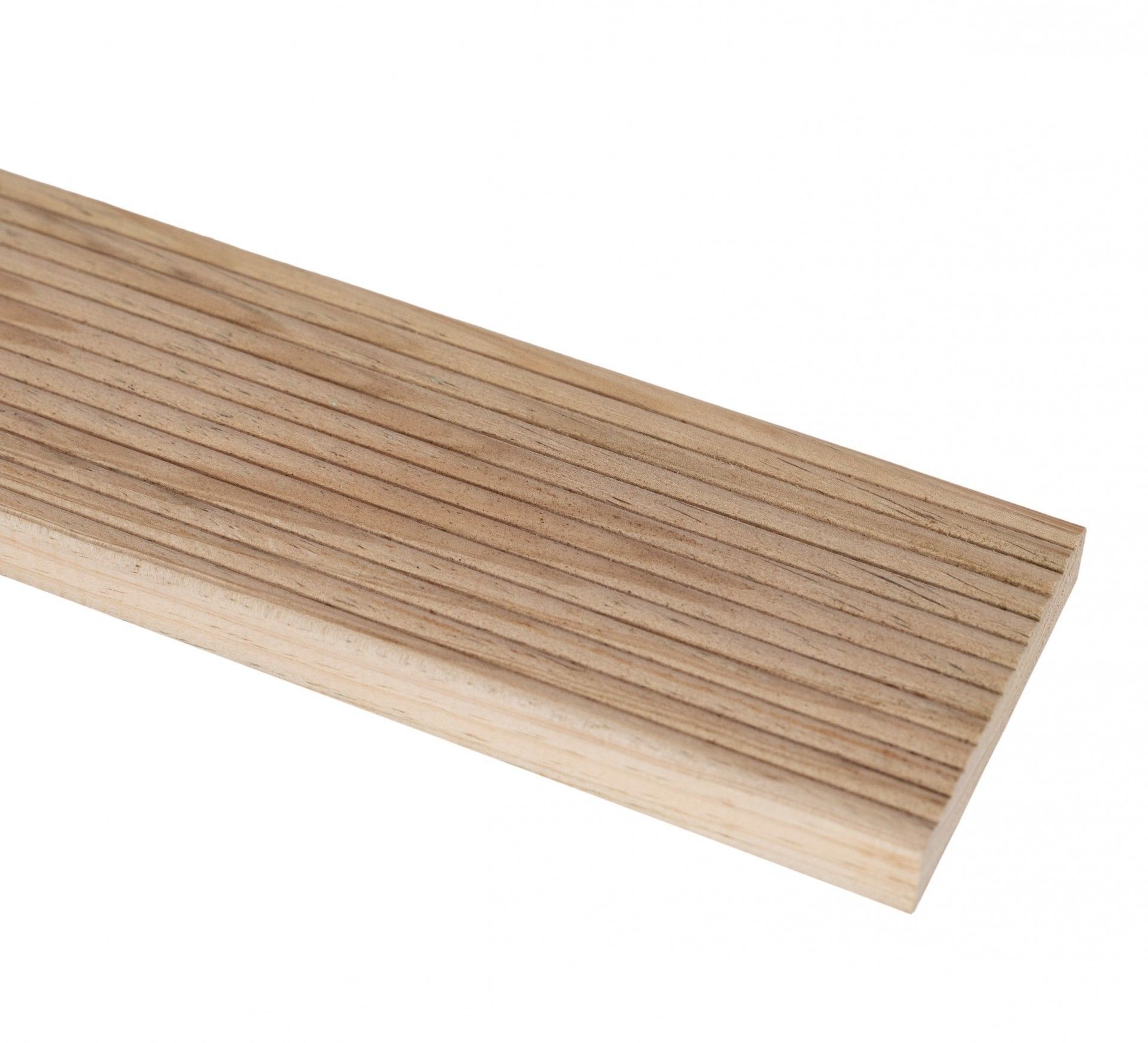 Deck de madeira 20x90x1200mm Tratado e Ranhurado