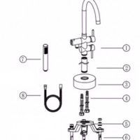 Torneira de Banheira Preta Torneira de Banheira Preta