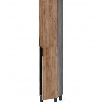 Coluna Blake 170X30X32cm Carvalho/Cinza