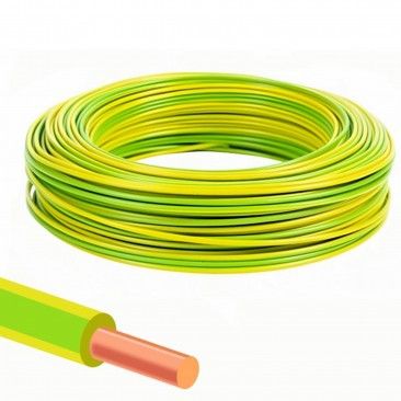 Fio V 2.5mm Amarelo/Verde 100m