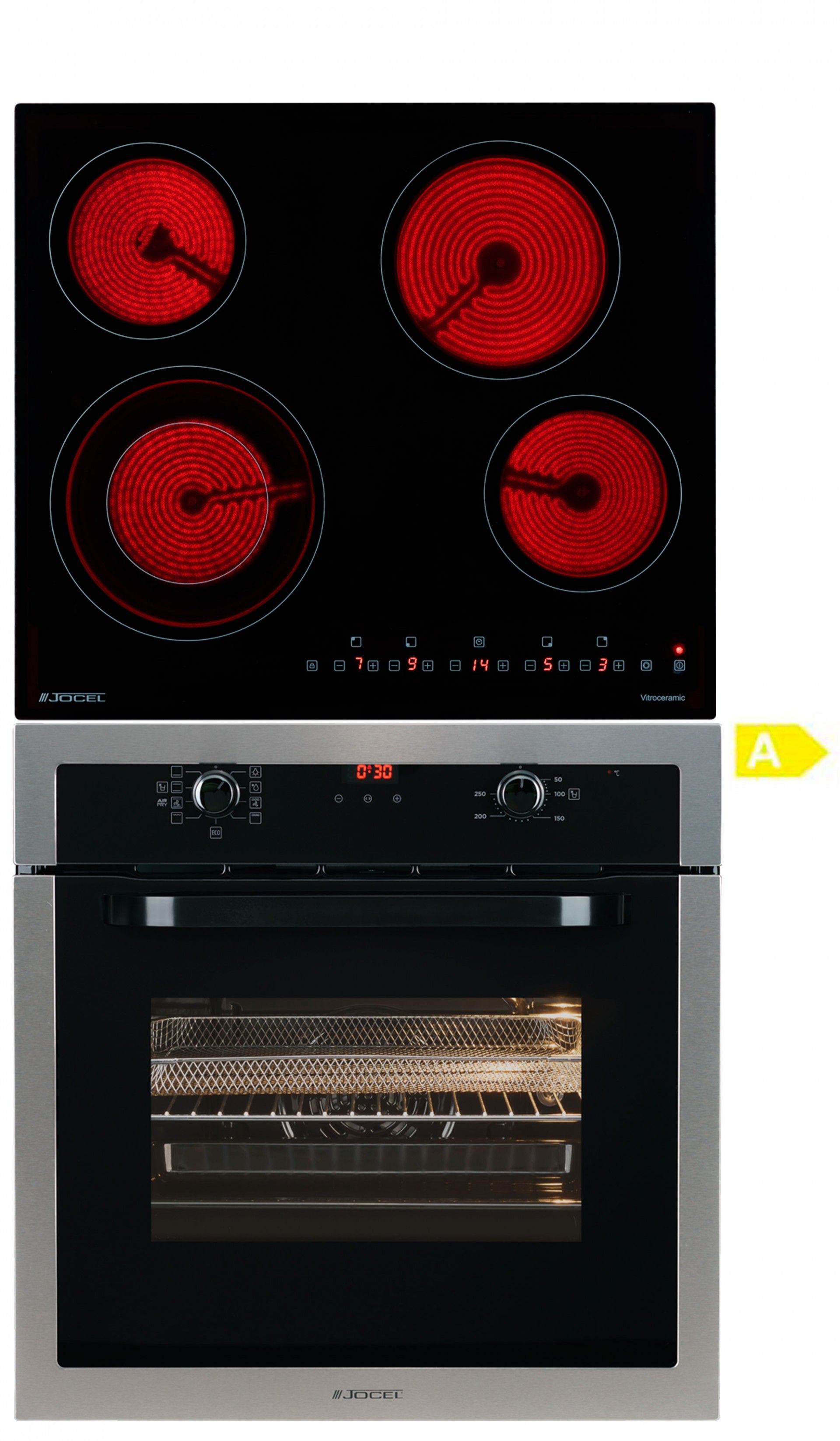 Pack Forno e Placa Vitrocerâmica Jocel