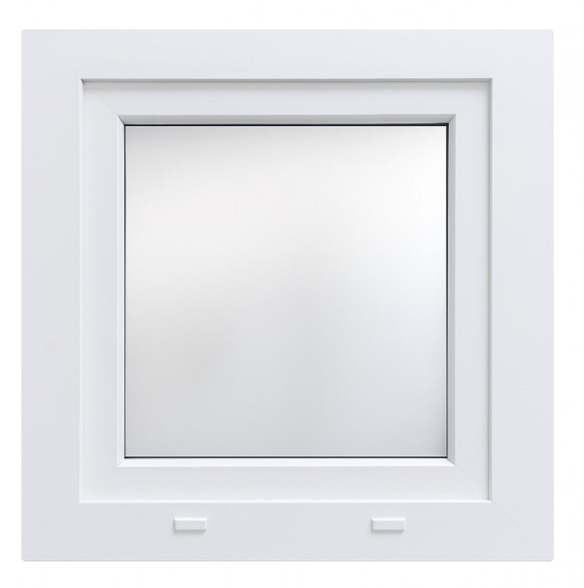 Janela Pvc Branco Vidro 100x80cm Esquerda
