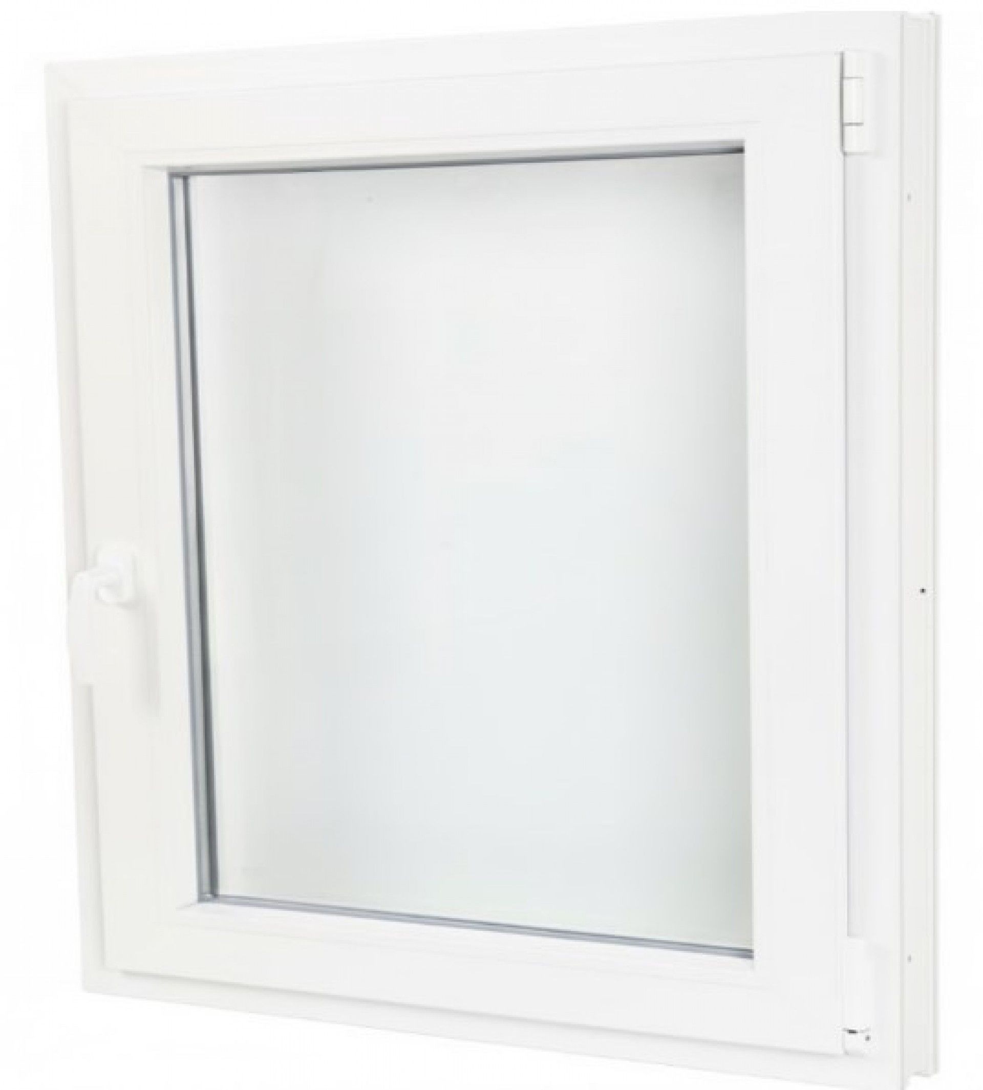 Janela Pvc Branco Vidro 100x80cm Esquerda