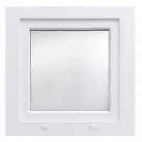 Janela Pvc Branco Vidro 100x80cm Esquerda Janela Pvc Branco Vidro 100x80cm Esquerda