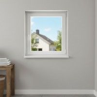 Janela Pvc Branco Vidro 100x80cm Esquerda Janela Pvc Branco Vidro 100x80cm Esquerda