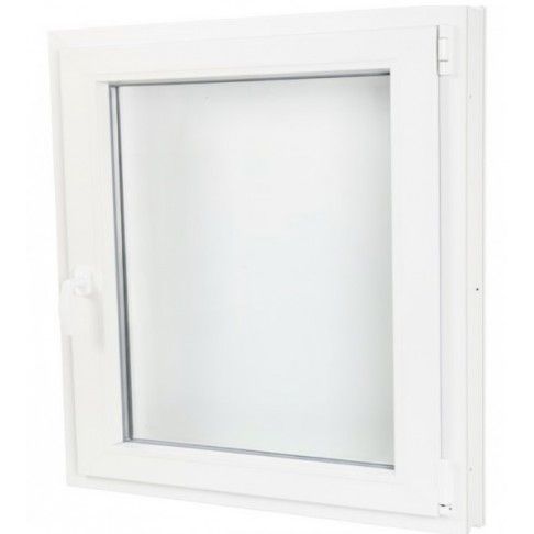 Janela Pvc Branco Vidro 100x80cm Esquerda Janela Pvc Branco Vidro 100x80cm Esquerda