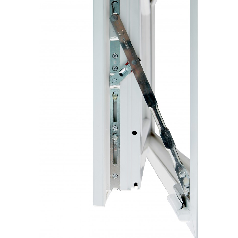 Janela Pvc 100x100 Direita Vidro Duplo (4/16/4)