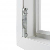 Janela Pvc Branco Vidro 100x80cm Esquerda Janela Pvc Branco Vidro 100x80cm Esquerda