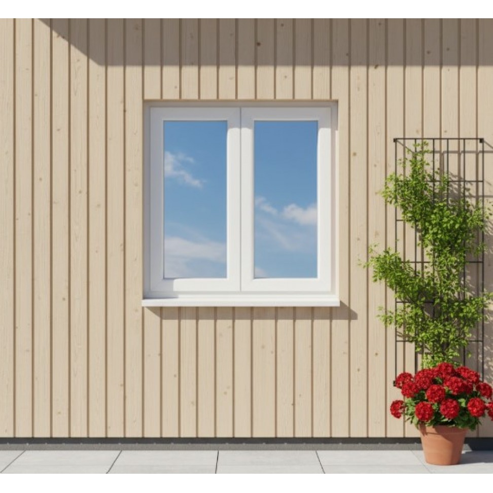 Janela 2 Folhas Pvc 100x120cm Janela 2 Folhas Pvc 100x120cm