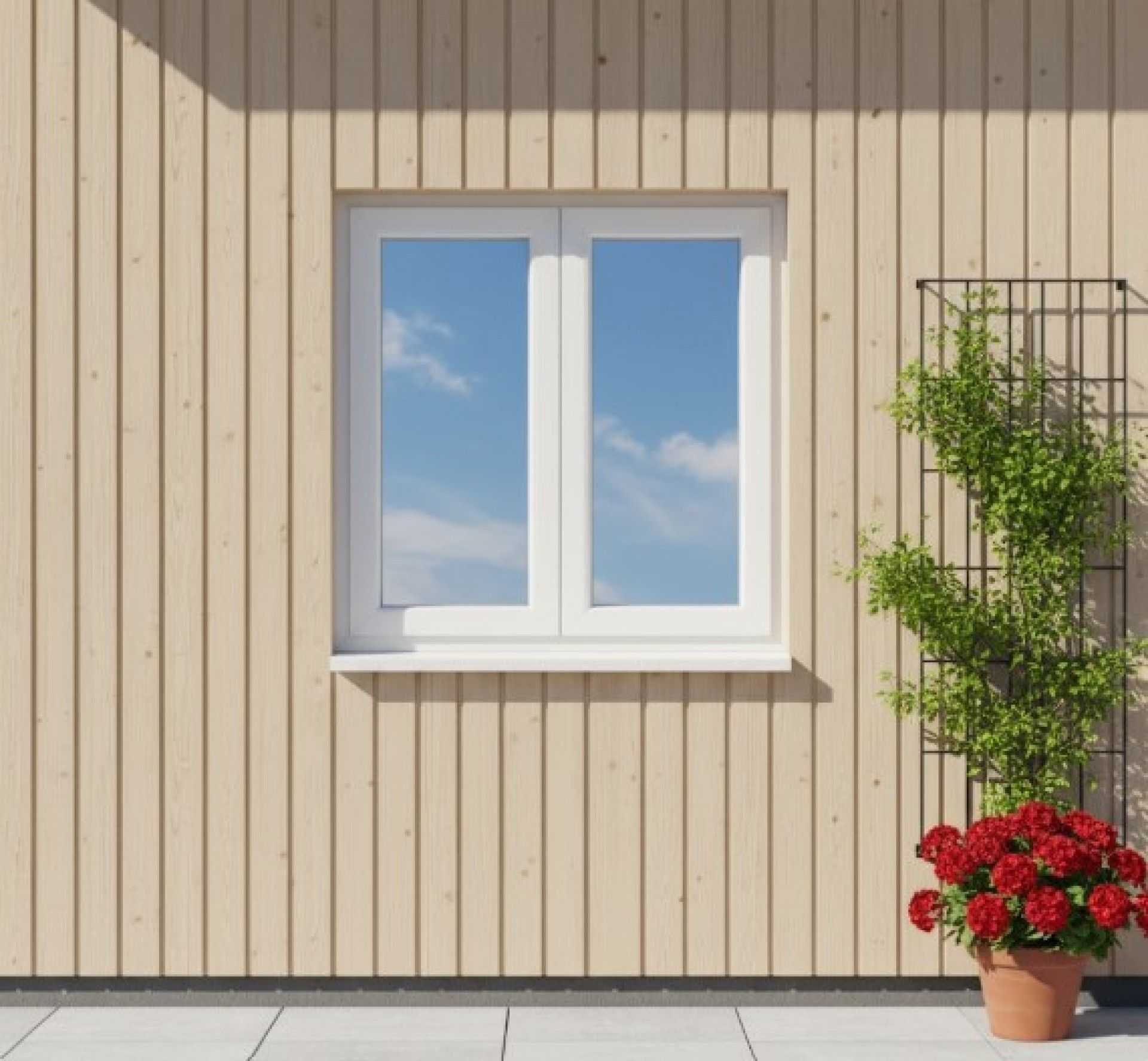 Janela 2 Folhas Pvc 120x100cm