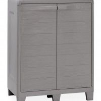 Armrio Multiusos Baixo Woody PVC Cinzento