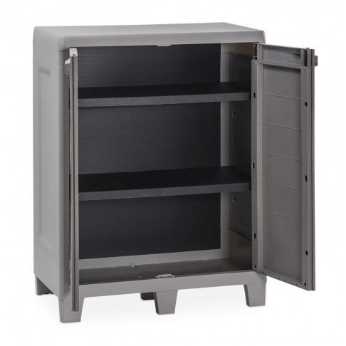 Armrio Multiusos Baixo Woody PVC Cinzento