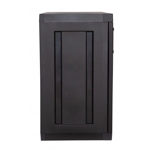 Armário Multiusos Baixo Mega PVC Preto Armário Multiusos Baixo Mega PVC Preto