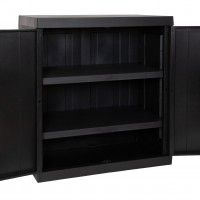 Armário Multiusos Baixo Mega PVC Preto Armário Multiusos Baixo Mega PVC Preto