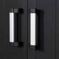 Armário Multiusos Baixo Mega PVC Preto Armário Multiusos Baixo Mega PVC Preto