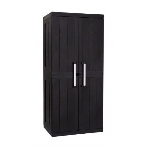 Armário Multiusos Alto Mega PVC Preto Armário Multiusos Alto Mega PVC Preto