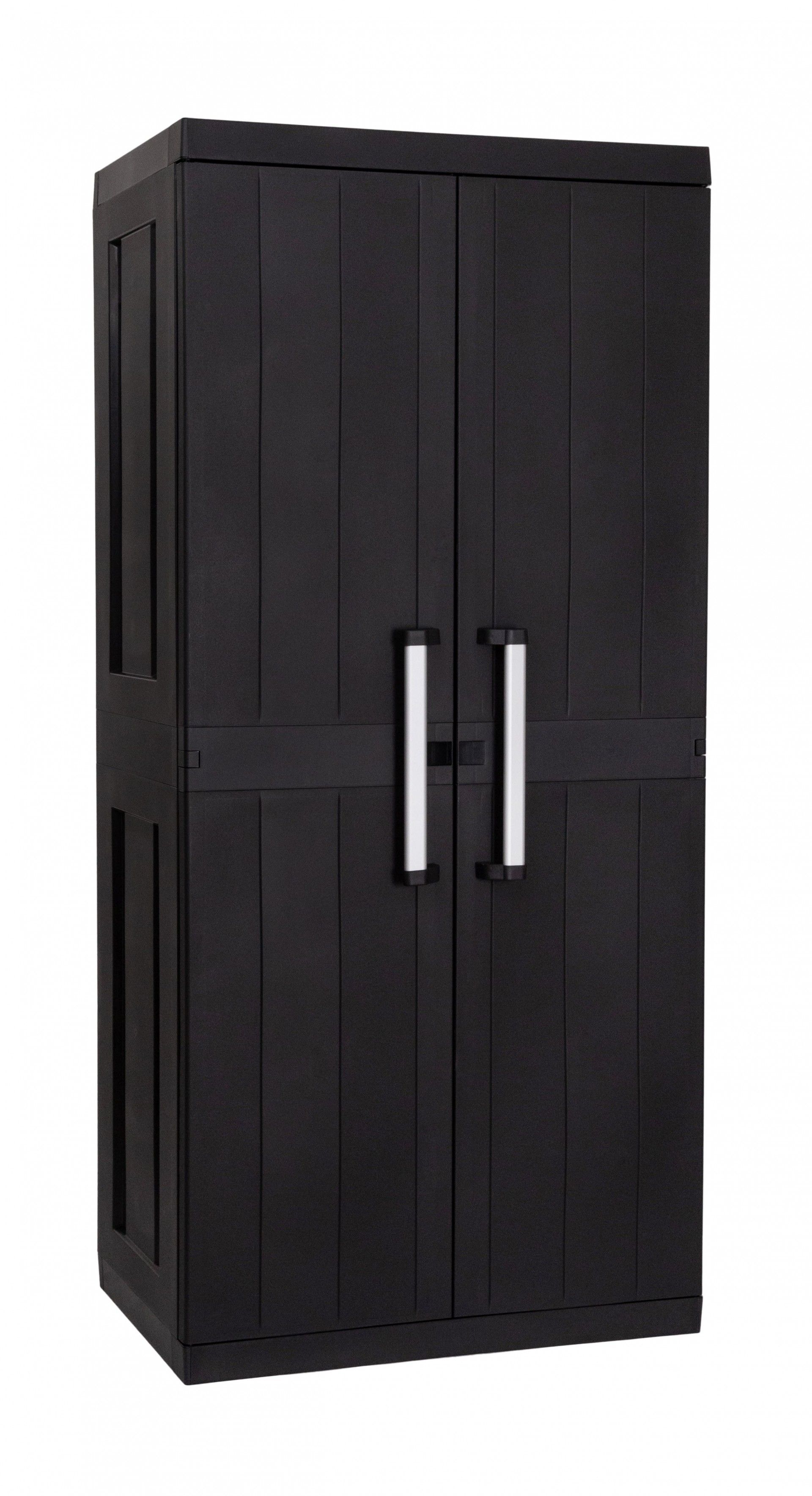 Armário Multiusos Alto Mega PVC Preto