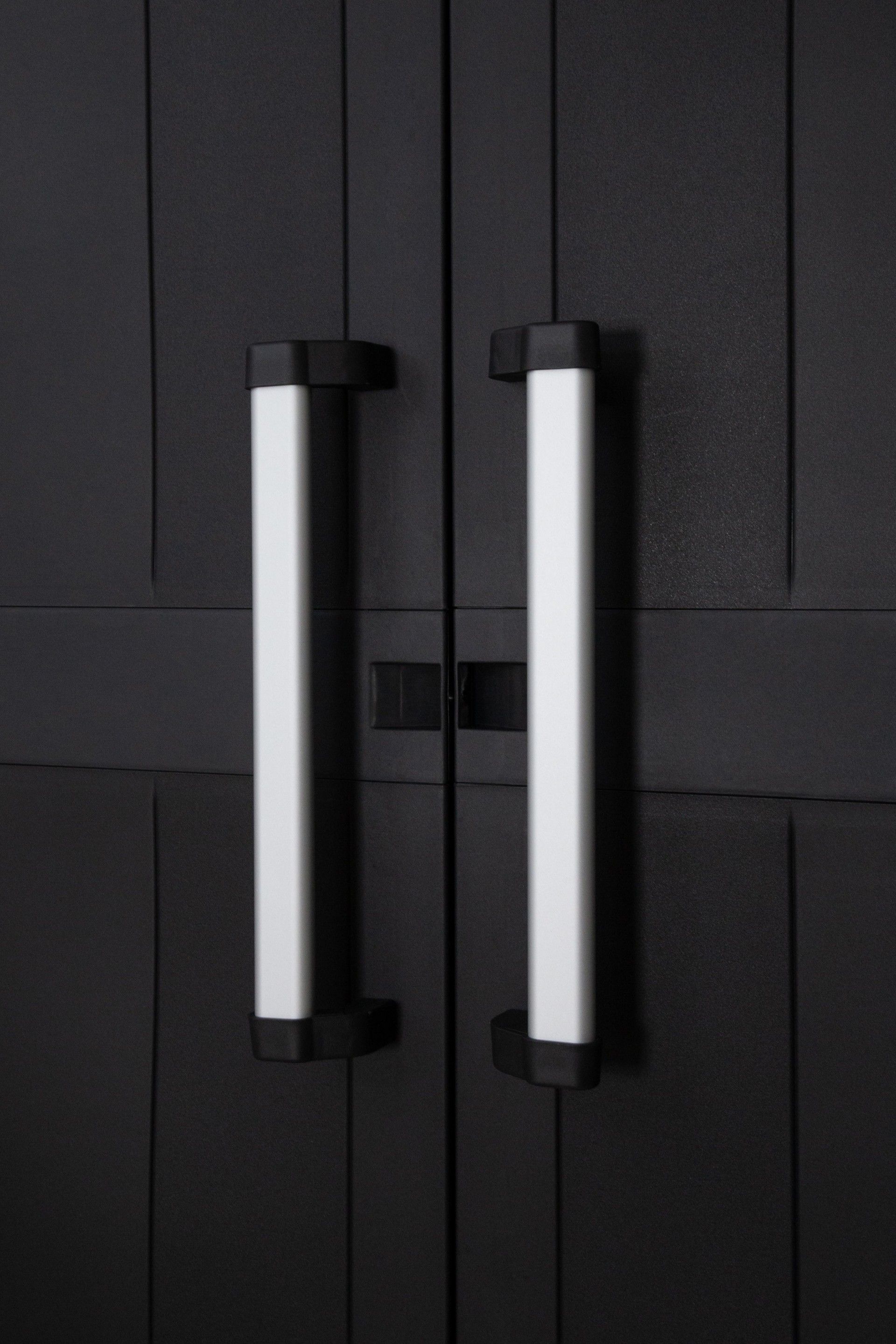 Armário Multiusos Alto Mega PVC Preto