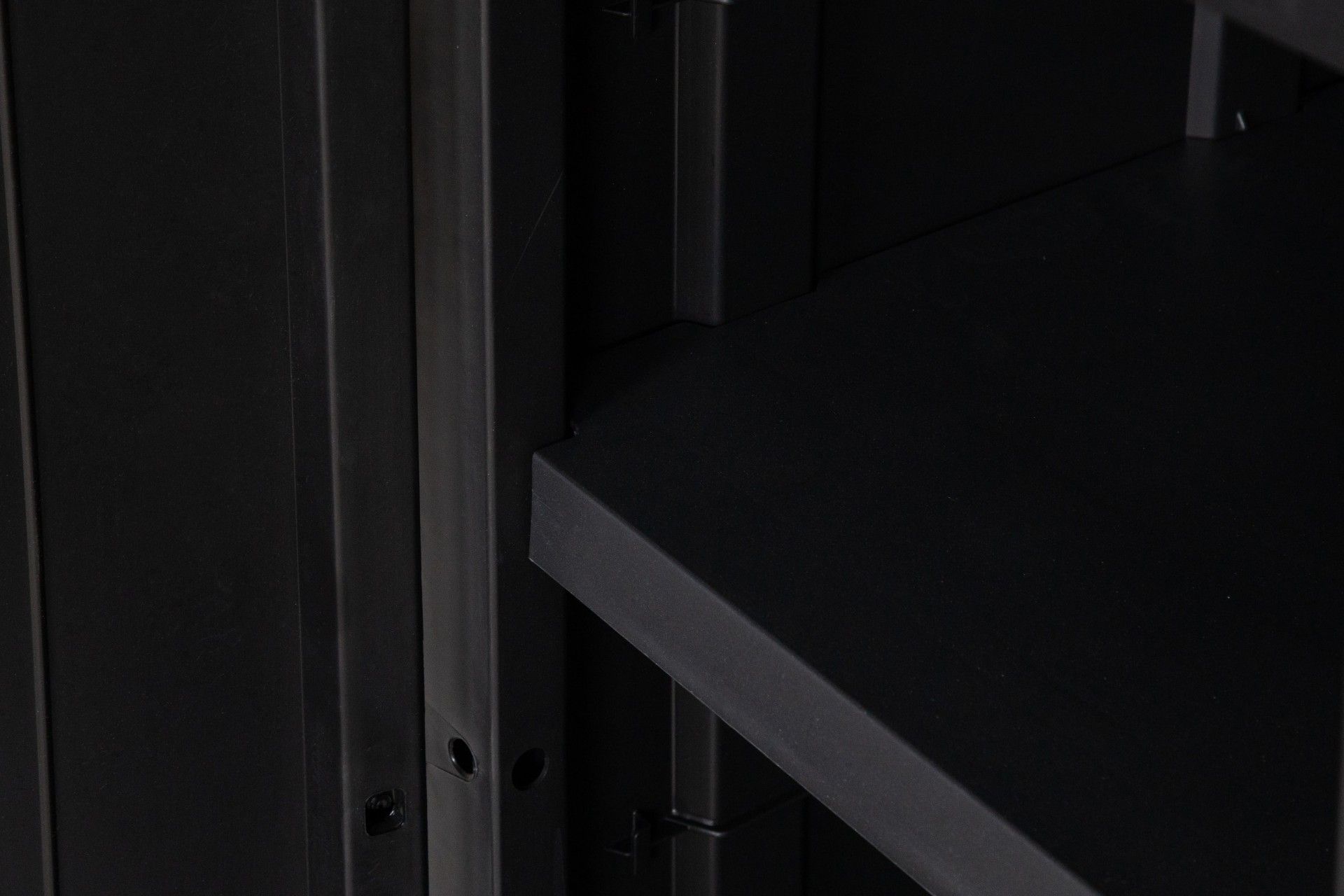 Armário Multiusos Alto Mega PVC Preto