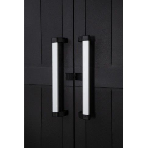 Armário Multiusos Alto Mega PVC Preto Armário Multiusos Alto Mega PVC Preto