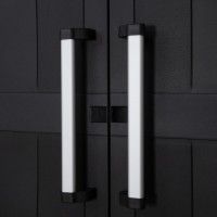 Armário Multiusos Alto Mega PVC Preto Armário Multiusos Alto Mega PVC Preto