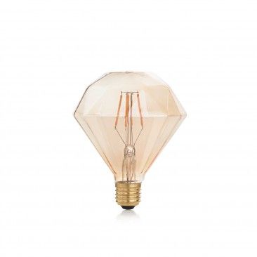 Lâmpada Vintage Diamante E27 4W 2200K Âmbar Lâmpada Vintage Diamante E27 4W 2200K Âmbar