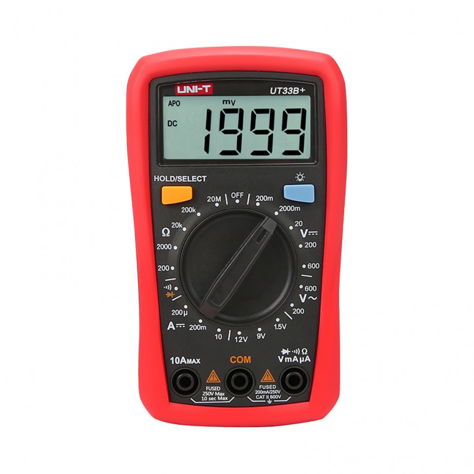 Mult�metro Digital 600V AC/DC 10A 20MΩ