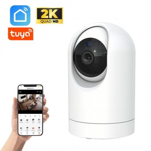 Cmara Interior Wi-Fi Rotativa 4MP 2K 360