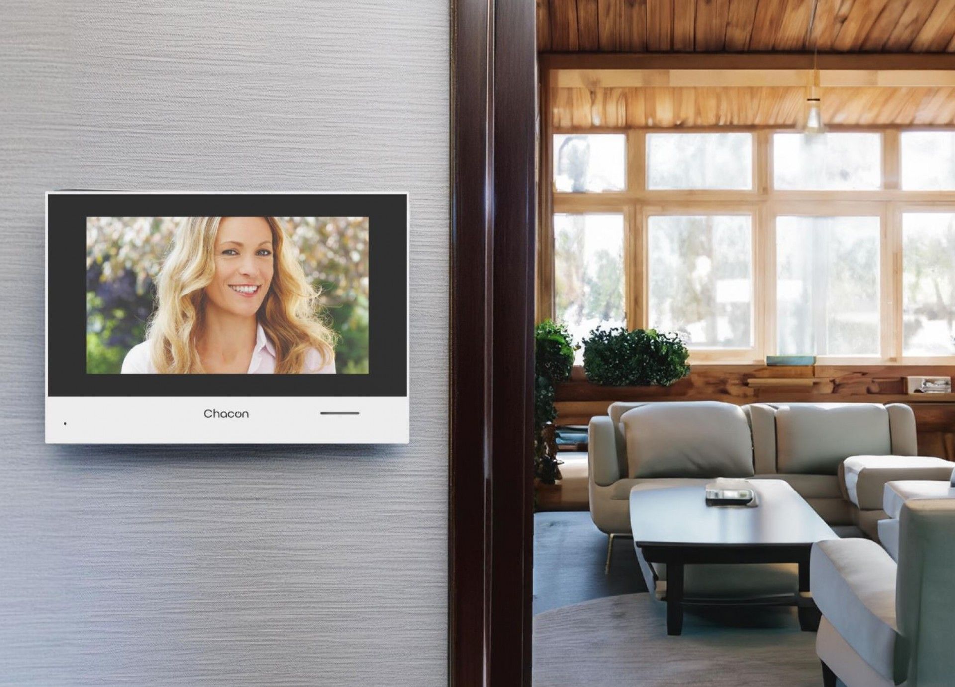 Videoporteiro Tátil 7" 2 Fios RFID