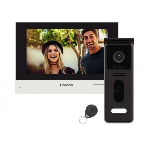 Videoporteiro Tátil 7" 2 Fios RFID Videoporteiro Tátil 7" 2 Fios RFID