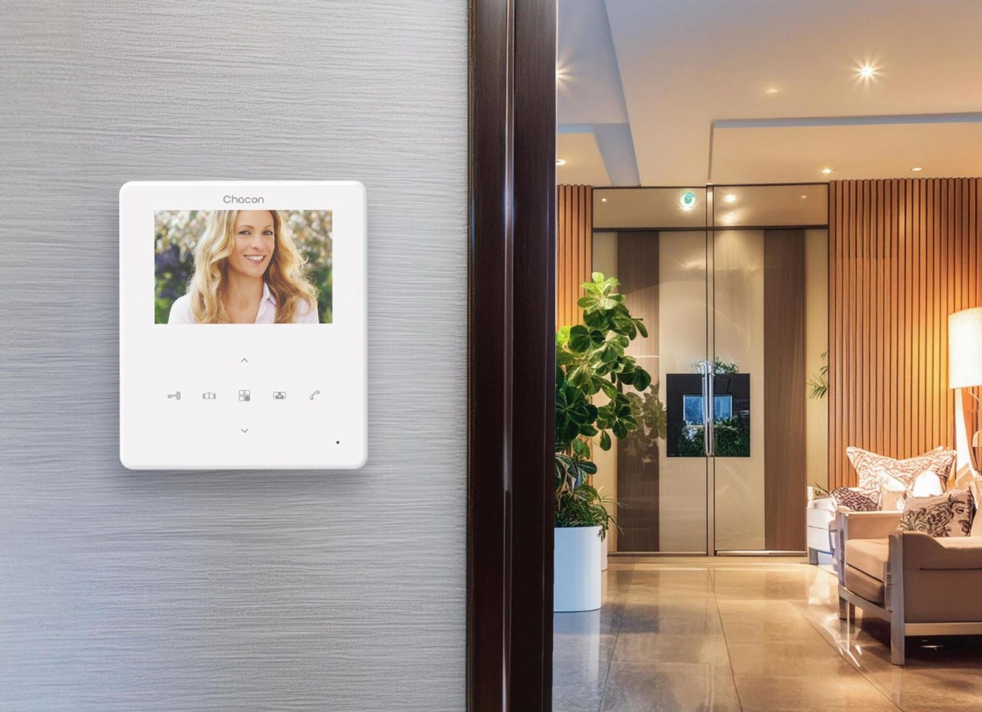 Videoporteiro 4" a Cores 4 Fios