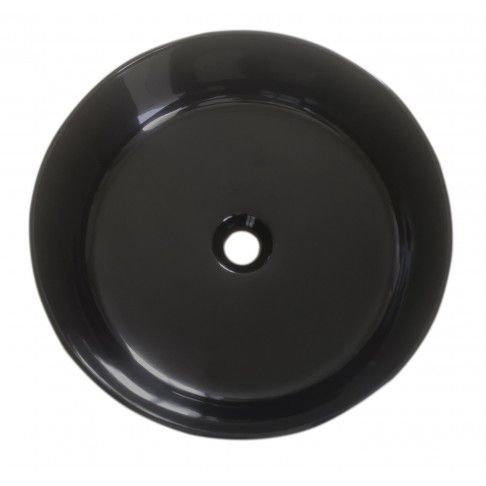 LAVATRIO POUSAR RESINA 38X14CM PRETO