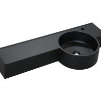 Lavat�rio Suspenso Resina 100cm Preto