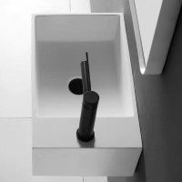 Lavatório Suspenso Resina 50x28x15cm Branco Lavatório Suspenso Resina 50x28x15cm Branco